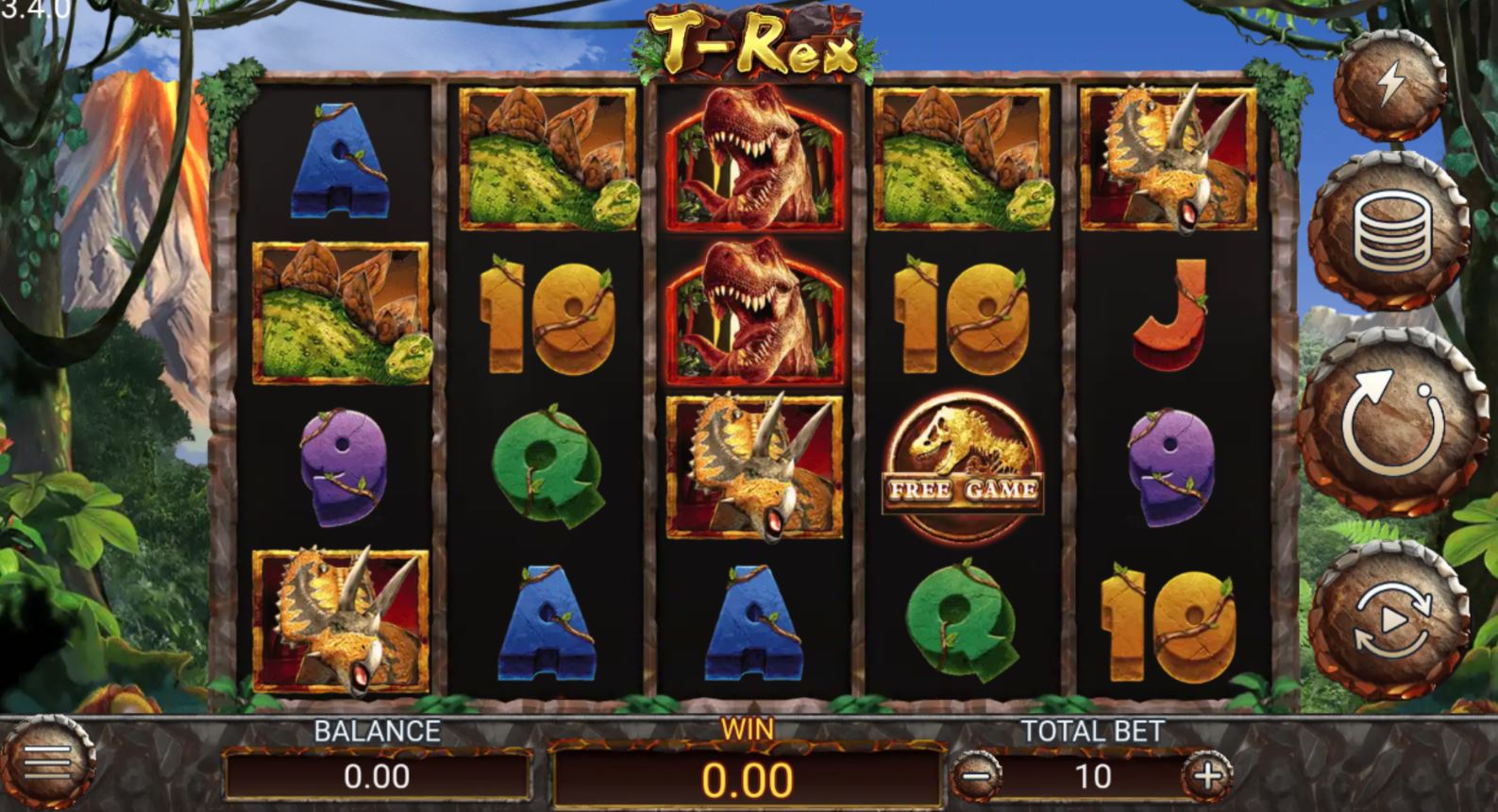 t rex slot machine play fun